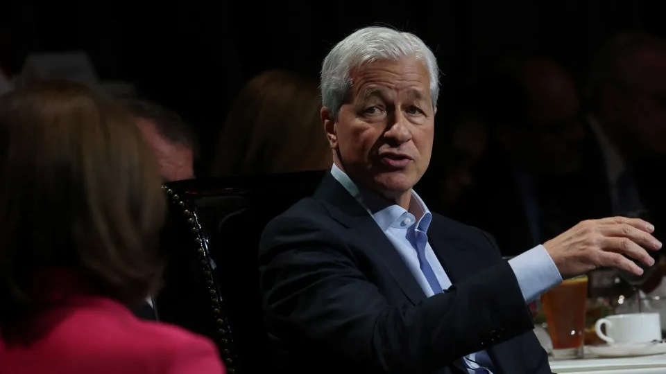 Jamie Dimon describes the current economic boom as 'unbelievable,' during an appearance at the Economic Club of New York in Manhattan.
Image Source: Reuters