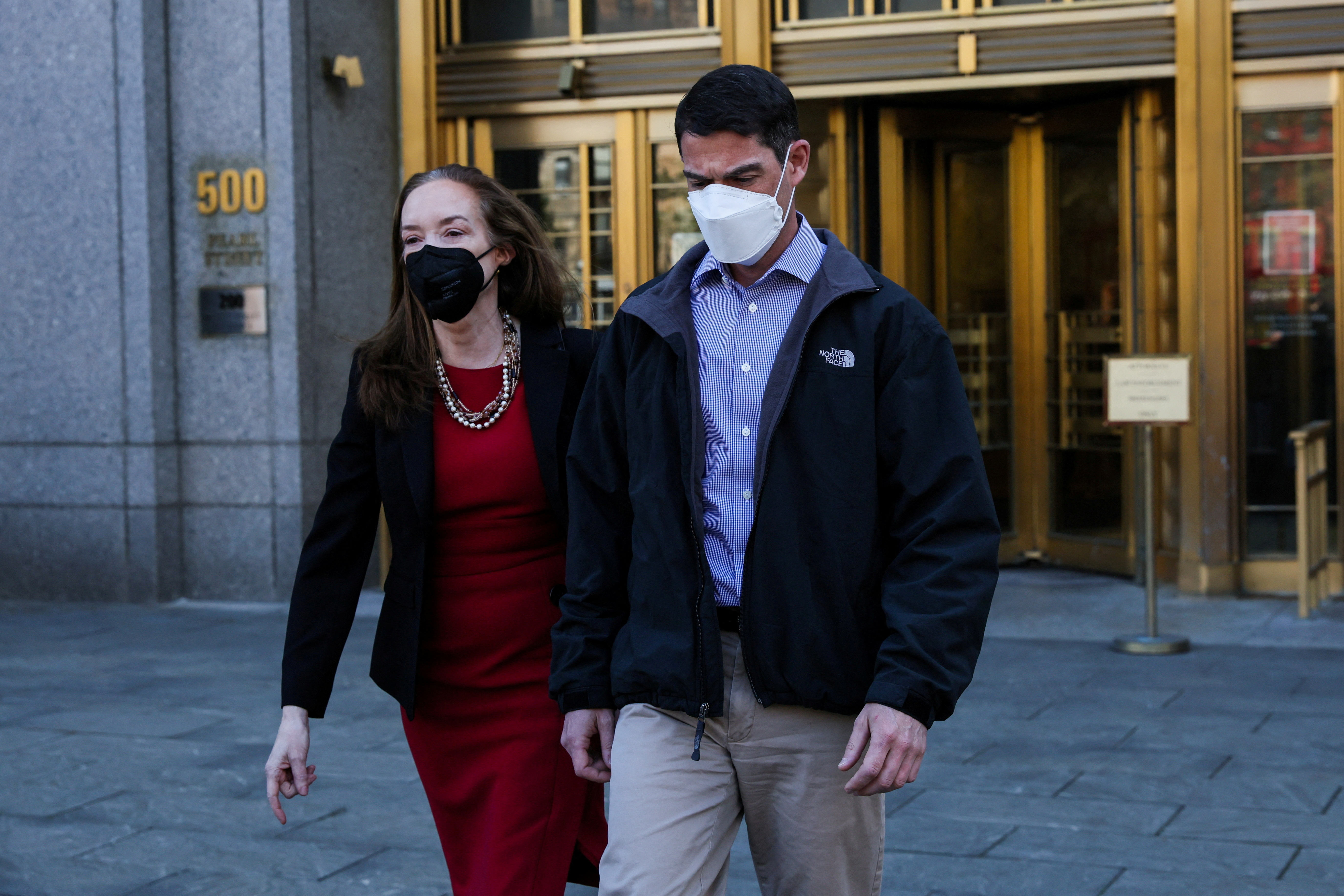 Former Archegos Chief Financial Officer, Patrick Halligan, departs the Manhattan federal courthouse in New York City, U.S.
Image Source: Reuters