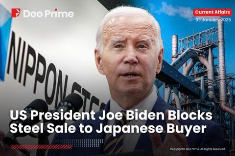 US President Joe Biden Blocks Steel Sale to Japanese Buyer